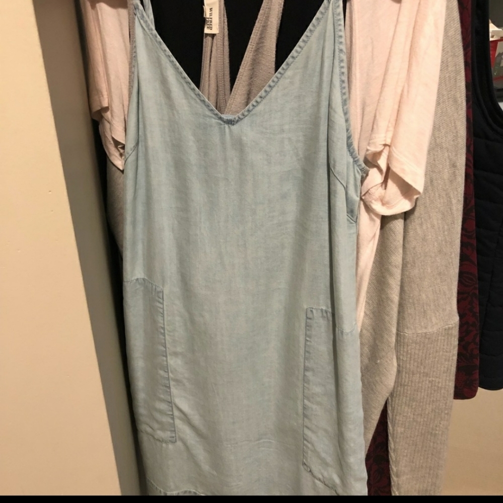 Wilfred Free Vivienne Denim Dress w/ Pockets